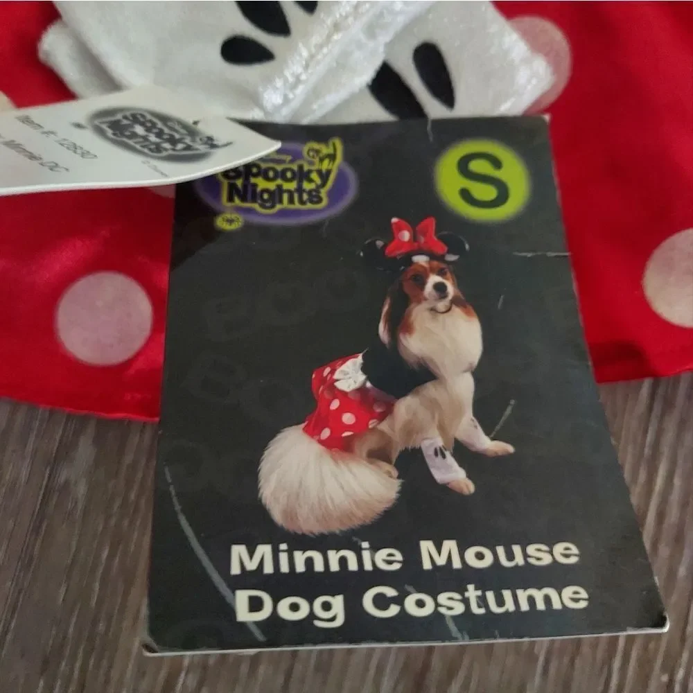 Disney Minnie Mouse Dog Halloween Costume - Small